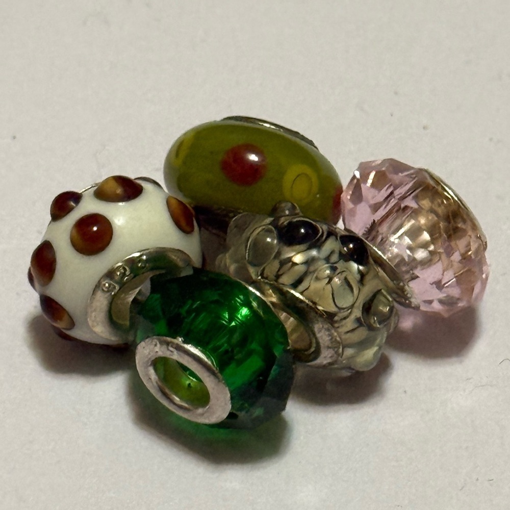 Sterling silver 925 beautiful Charm beads preowned set